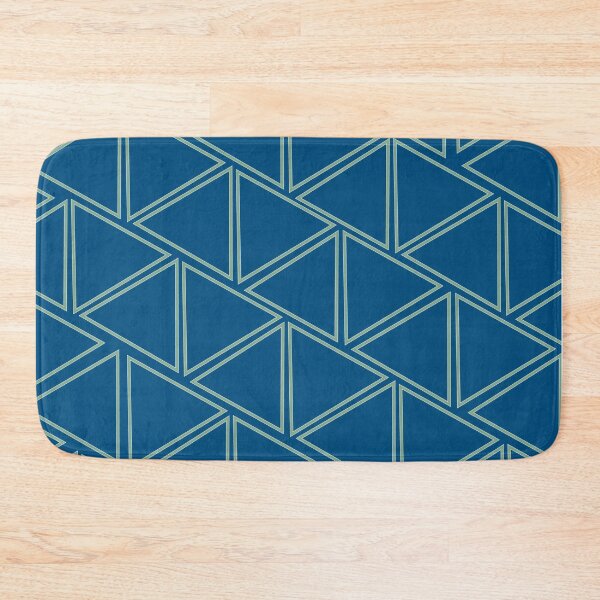 Item preview, blue triangle background pattern designed and sold by wonghong.