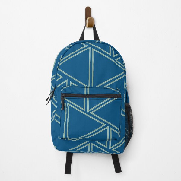 Item preview, blue triangle background pattern designed and sold by wonghong.