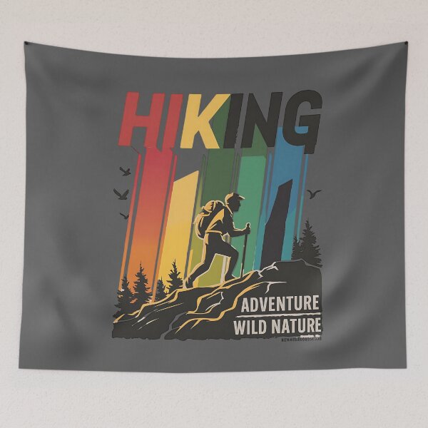 Item preview, Hiking adventure - Wanderlust guide - Hiking culture - Hiking buddies - Adventure shoes - Keep walking designed and sold by JansenGS.
