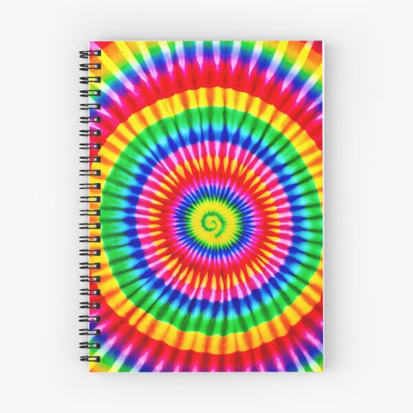 Item preview, Rainbow Tie Dye Pattern, colorful spiral circle batik designed and sold by patterncrow.