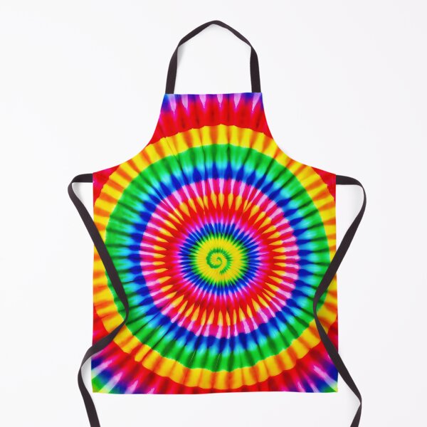 Item preview, Rainbow Tie Dye Pattern, colorful spiral circle batik designed and sold by patterncrow.