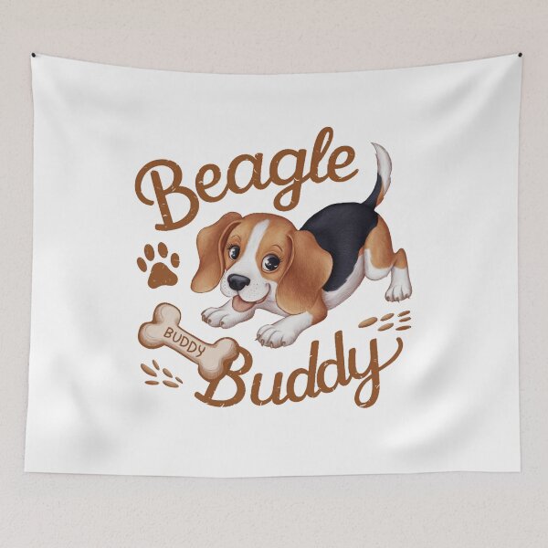 Artikelvorschau, Beagle Buddy – Niedliches Hundedesign entworfen und verkauft von behnay.