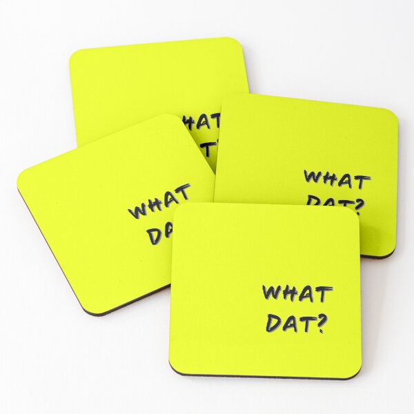 Artikelvorschau, Typografisches What Dat-Design entworfen und verkauft von AbeeRedB.