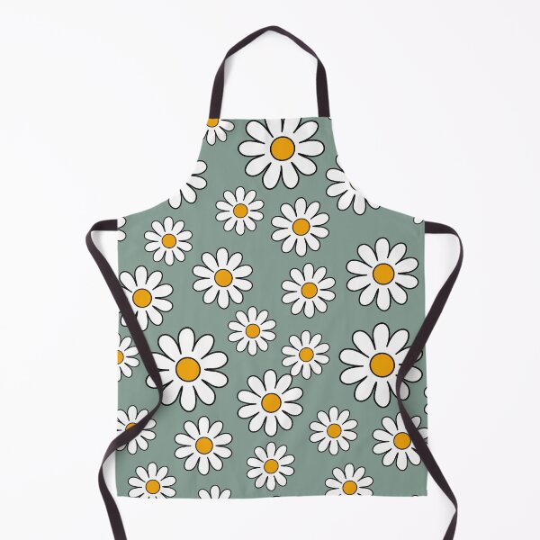 Item preview, White Daisy on Teal Pattern designed and sold by MyTutina.