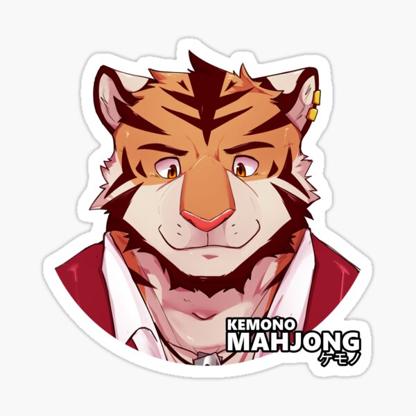 Khan the Tiger Sticker
