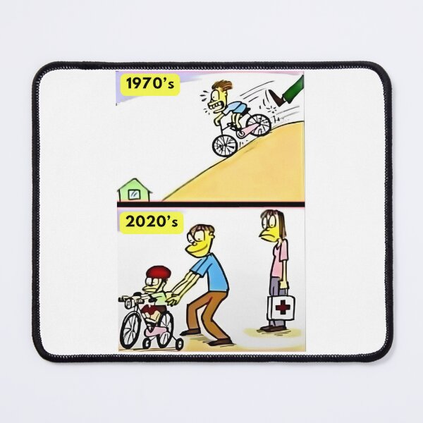 Item preview, 1970's vs 2020's Learning To Ride A Bike designed and sold by PaultonDesigns.