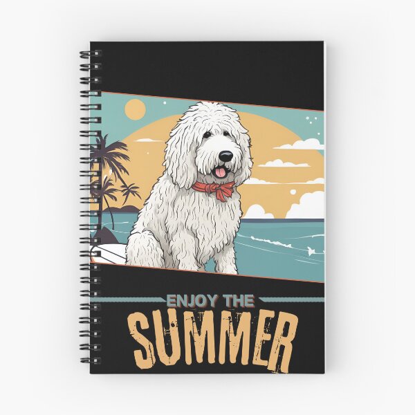 Item preview, Funny Vacation Summer Holidays White Dog Komondor Enjoy the Summer  designed and sold by GoodyPaws.