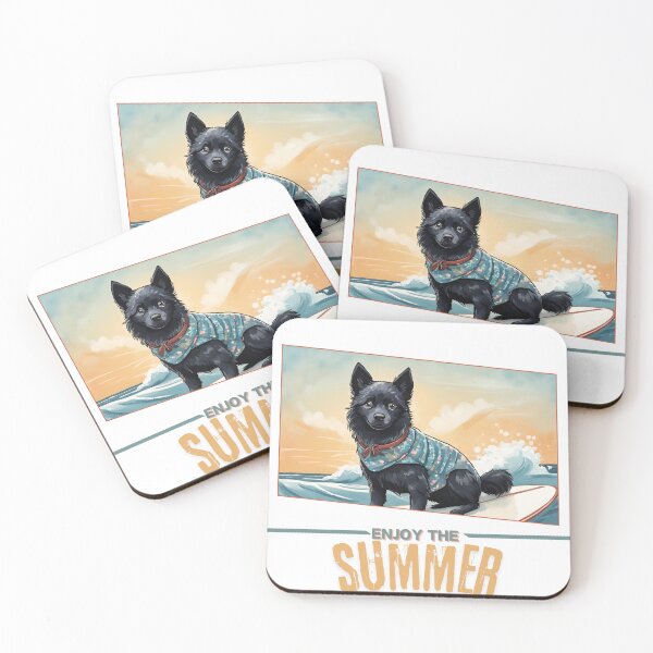 Item preview,  Funny Vacation Summer Holidays Black Dog Schipperke Enjoy the Summer  designed and sold by GoodyPaws.