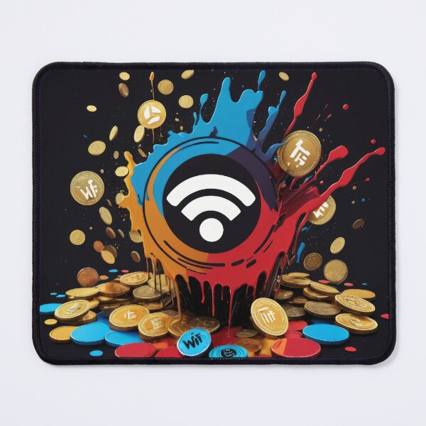 Item preview, Crypto : WiFi Coins Radiating Wealth designed and sold by PepeVader.