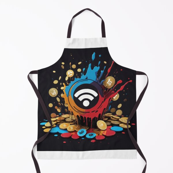 Item preview, Crypto : WiFi Coins Radiating Wealth designed and sold by PepeVader.