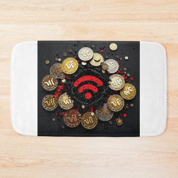 Item preview, Crypto : WiFi Coins Radiating Wealth designed and sold by PepeVader.