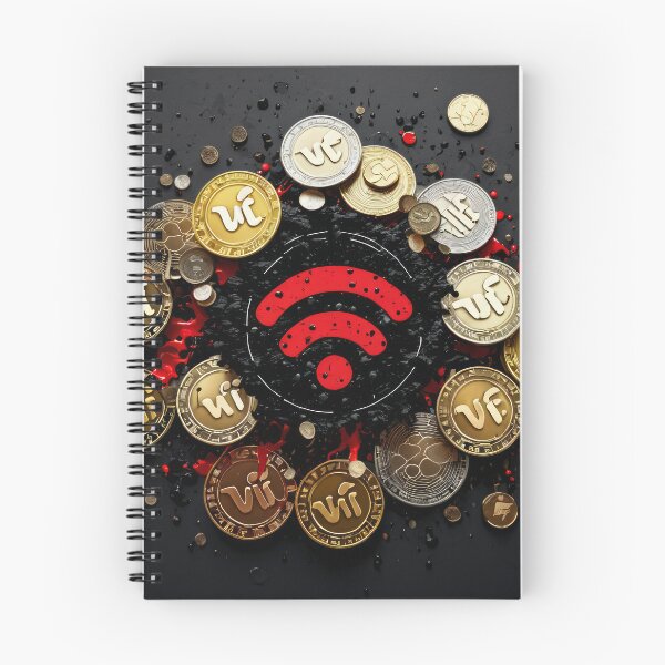 Item preview, Crypto : WiFi Coins Radiating Wealth designed and sold by PepeVader.