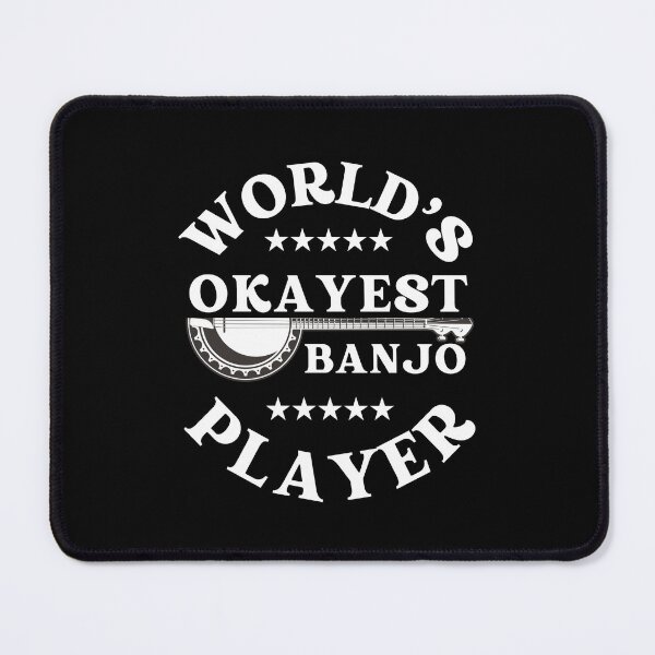 Item preview, World's Okayest Banjo Player designed and sold by JesterKrewArt.