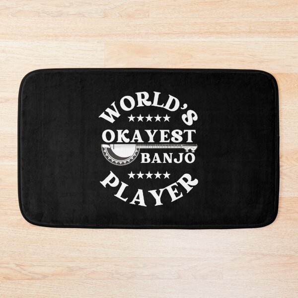 Item preview, World's Okayest Banjo Player designed and sold by JesterKrewArt.