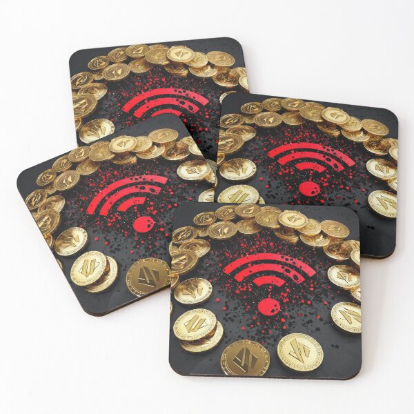 Item preview, Crypto : WiFi Coins Radiating Wealth designed and sold by PepeVader.