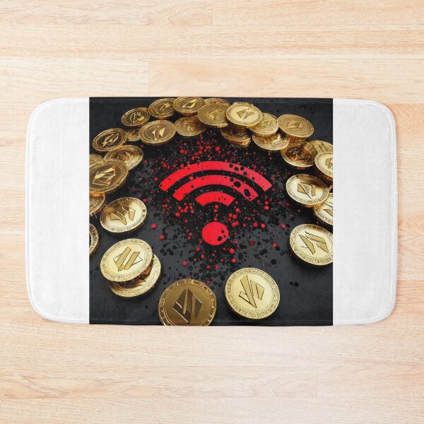 Item preview, Crypto : WiFi Coins Radiating Wealth designed and sold by PepeVader.