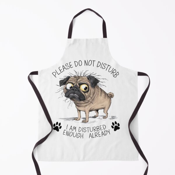 Item preview, Modern watercolor cute angry pug dog designed and sold by Sameena Fatima.