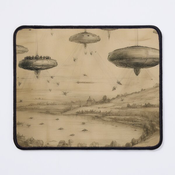 Item preview, Renaissance UFOs: Da Vinci's Mysterious Drawings designed and sold by IllusivePixels.