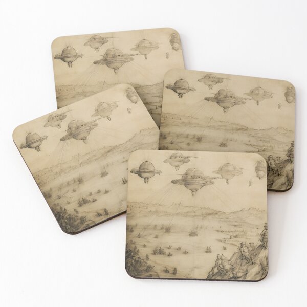 Item preview, Ancient Aliens: Da Vinci's UFO in Renaissance Art designed and sold by IllusivePixels.