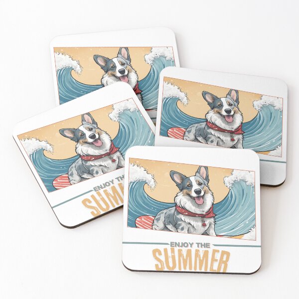 Artikelvorschau, Lustiger Urlaub Sommerferien Welsh Corgi Cardigan Genießen Sie den Sommer entworfen und verkauft von GoodyPaws.
