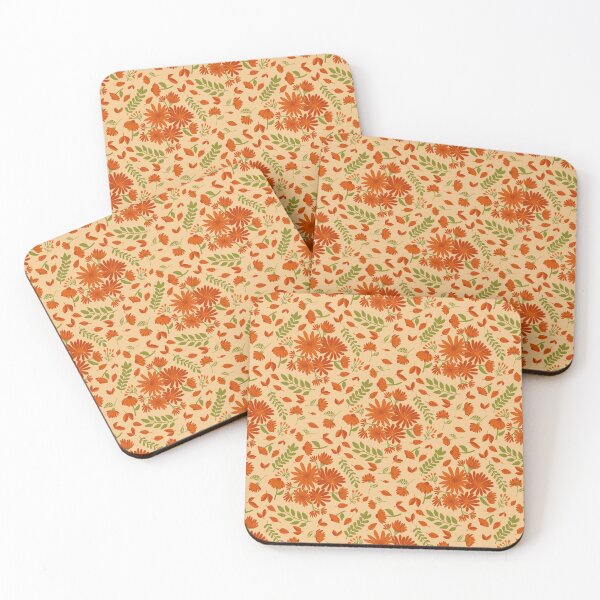 Item preview, Retro flowers patter designed and sold by cherry-tomato.