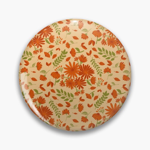 Item preview, Retro flowers patter designed and sold by cherry-tomato.