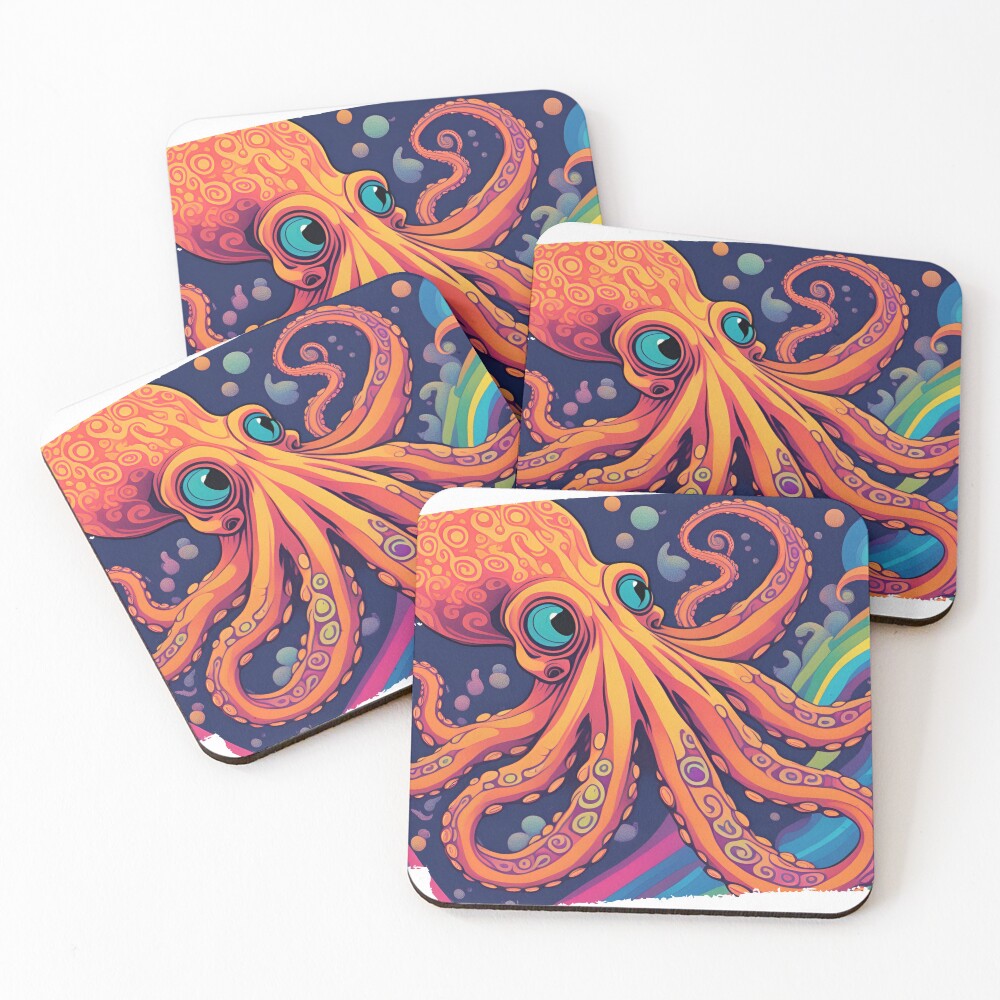 Item preview, Coasters (Set of 4) designed and sold by RiffZoom.