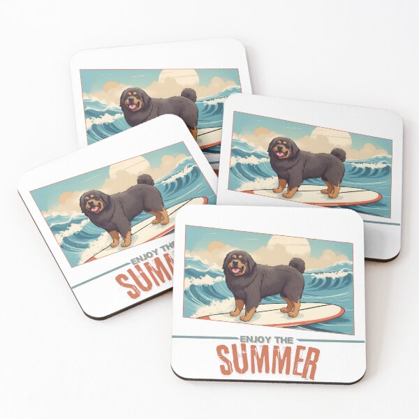Item preview, Funny Vacation Summer Holidays Tibetan Mastiff Dog  Enjoy the Summer  designed and sold by GoodyPaws.