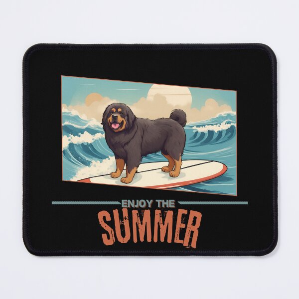 Item preview, Funny Vacation Summer Holidays Tibetan Mastiff Dog Enjoy the Summer designed and sold by GoodyPaws.