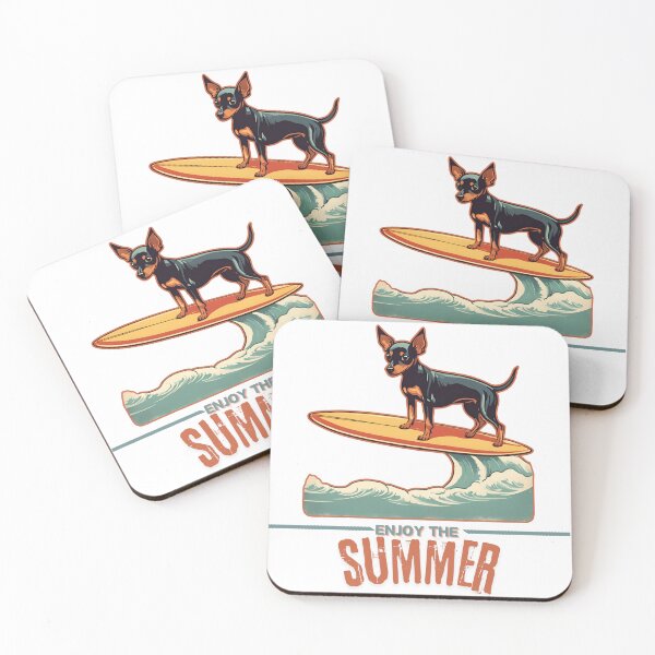 Item preview, Funny Vacation Summer Holidays Miniature Pinscher Dog  Enjoy the Summer  designed and sold by GoodyPaws.