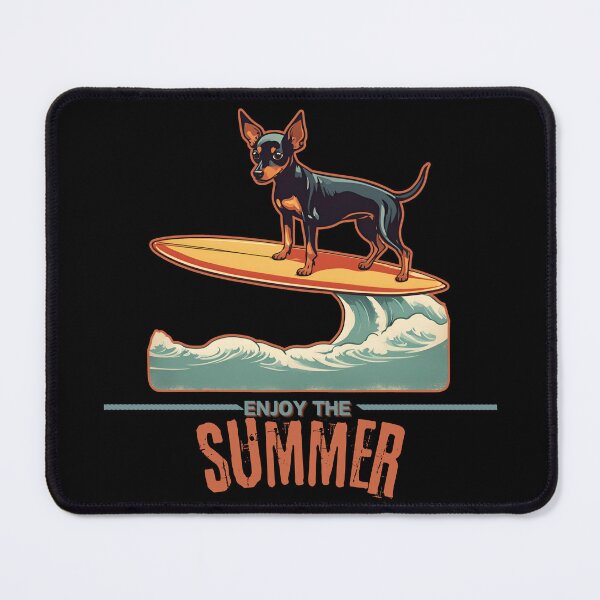 Item preview, Funny Vacation Summer Holidays Miniature Pinscher Dog Enjoy the Summer designed and sold by GoodyPaws.