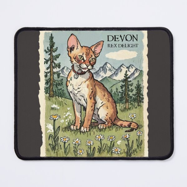 Item preview, Daily Cute Devon Rex Cat Delight Mountaineering New York designed and sold by FociCreate.