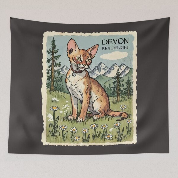 Item preview, Daily Cute Devon Rex Cat Delight Mountaineering New York designed and sold by FociCreate.