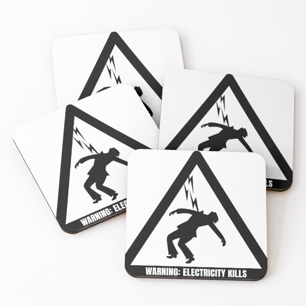 Item preview, Electricity Kills Warning Sign designed and sold by FilipCZe.