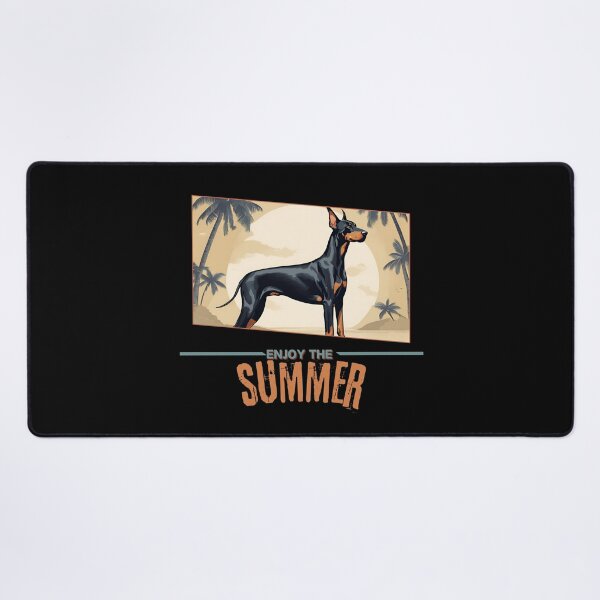 Item preview, Funny Vacation Summer Holidays Doberman Pinscher Dog Enjoy the Summer designed and sold by GoodyPaws.