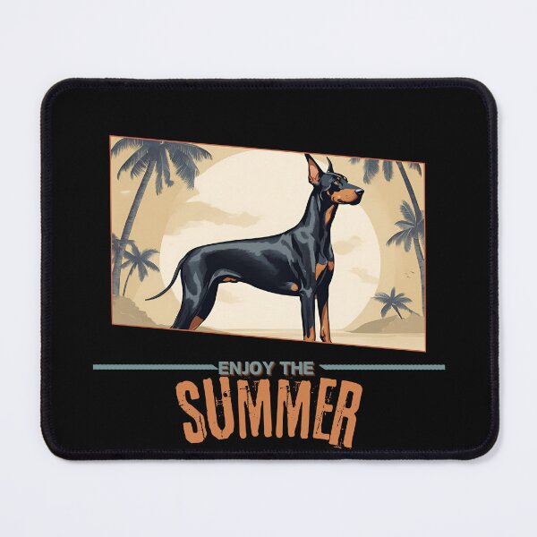 Item preview, Funny Vacation Summer Holidays Doberman Pinscher Dog Enjoy the Summer designed and sold by GoodyPaws.