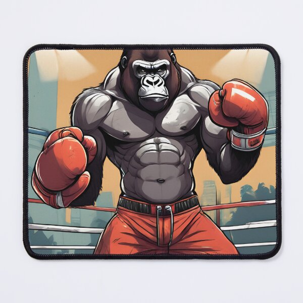 Item preview, Gorilla with boxing gloves designed and sold by SALUdesign.