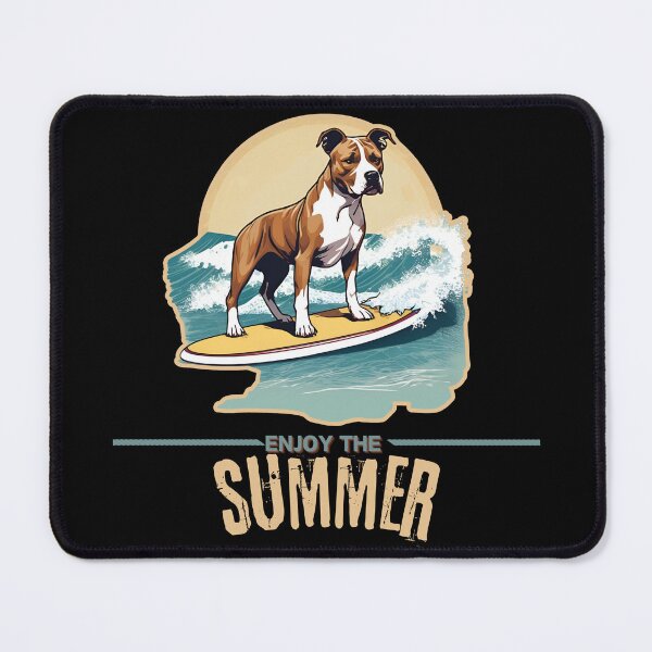 Item preview, Funny Vacation Summer Holidays American Satffordshire Terrier Amstaff Dog Enjoy the Summer designed and sold by GoodyPaws.