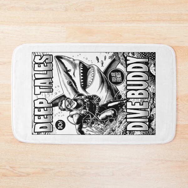 Item preview, Funny Diver Deep Tales Shark Dive Buddy Scuba Diving Comic designed and sold by GrandeDuc.