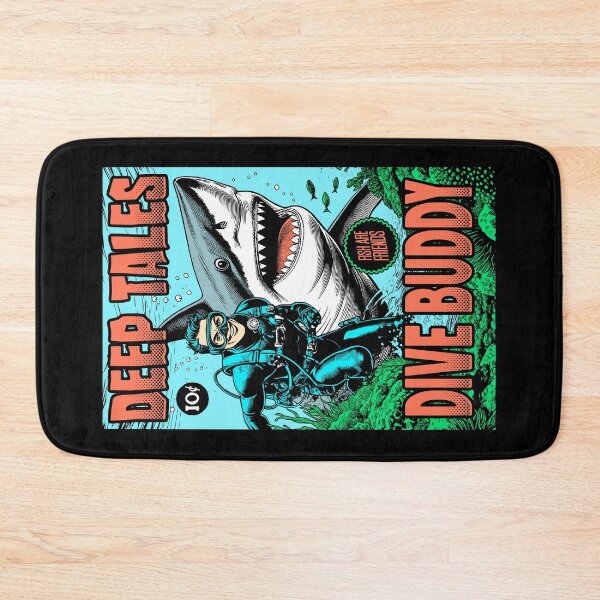 Item preview, Funny Diver Deep Tales Shark Dive Buddy Scuba Diving Comic designed and sold by GrandeDuc.