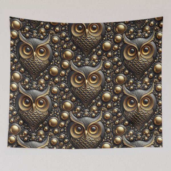 Item preview, 3D Gold Black OWL designed and sold by primtawan.