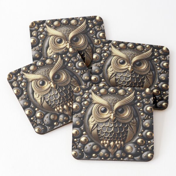 Item preview, 3D Gold Black OWL designed and sold by primtawan.