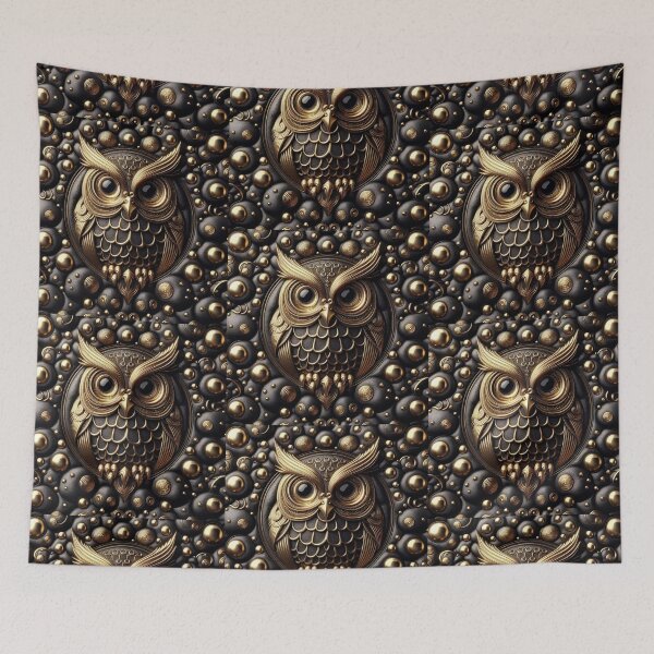 Item preview, 3D Gold Black OWL designed and sold by primtawan.