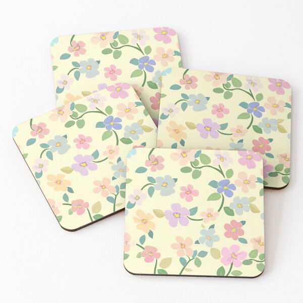 Item preview, Flowers on yellow designed and sold by Parn Promsuwan.