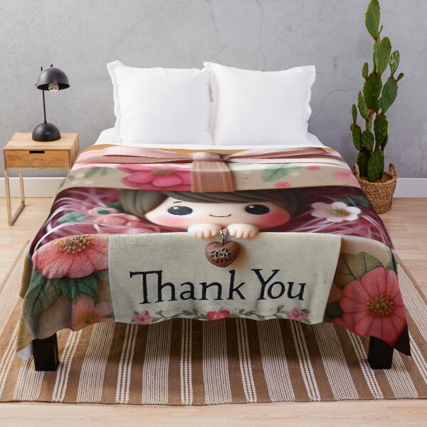 Item preview, Thank You Cute Figure in a Gift Box designed and sold by Simplybe1.