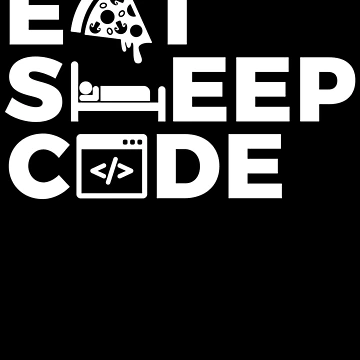 Artwork thumbnail, Eat Sleep Code Computer Programming by inspiredtrend