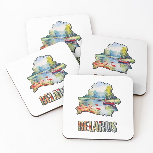 Item preview, Belarus watercolor map designed and sold by Motivburg.