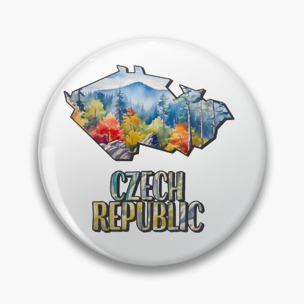 Item preview, Czech Republic watercolor map designed and sold by Motivburg.
