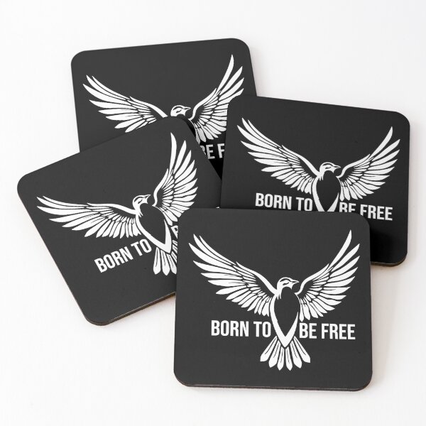 Item preview, Born To Be Free-white version designed and sold by FogaradaDesign.