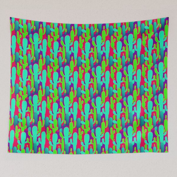 Item preview, Hex Appeal, cactus with high contrast pattern designed and sold by thegamerhero.